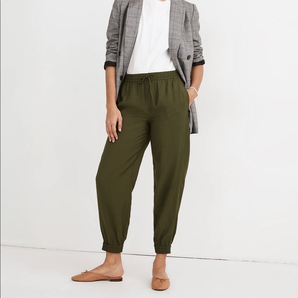 Madewell cotton Drawstring Track Trousers